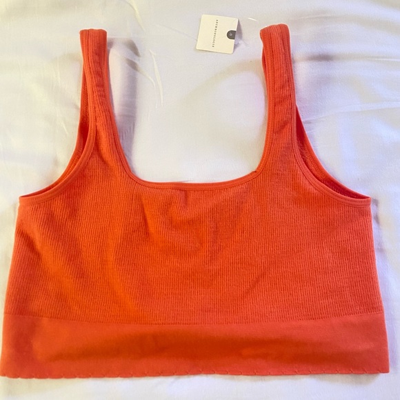 NWT Anthropologie Seamless Square-Neck Bralette - Picture 2 of 5